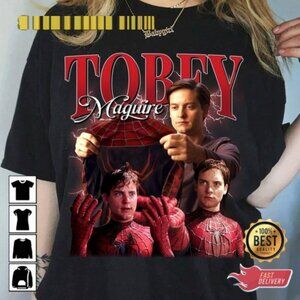 Spider Man Tobey Maguire Movie Graphic Superhero Fan Tee T-Shirt 73